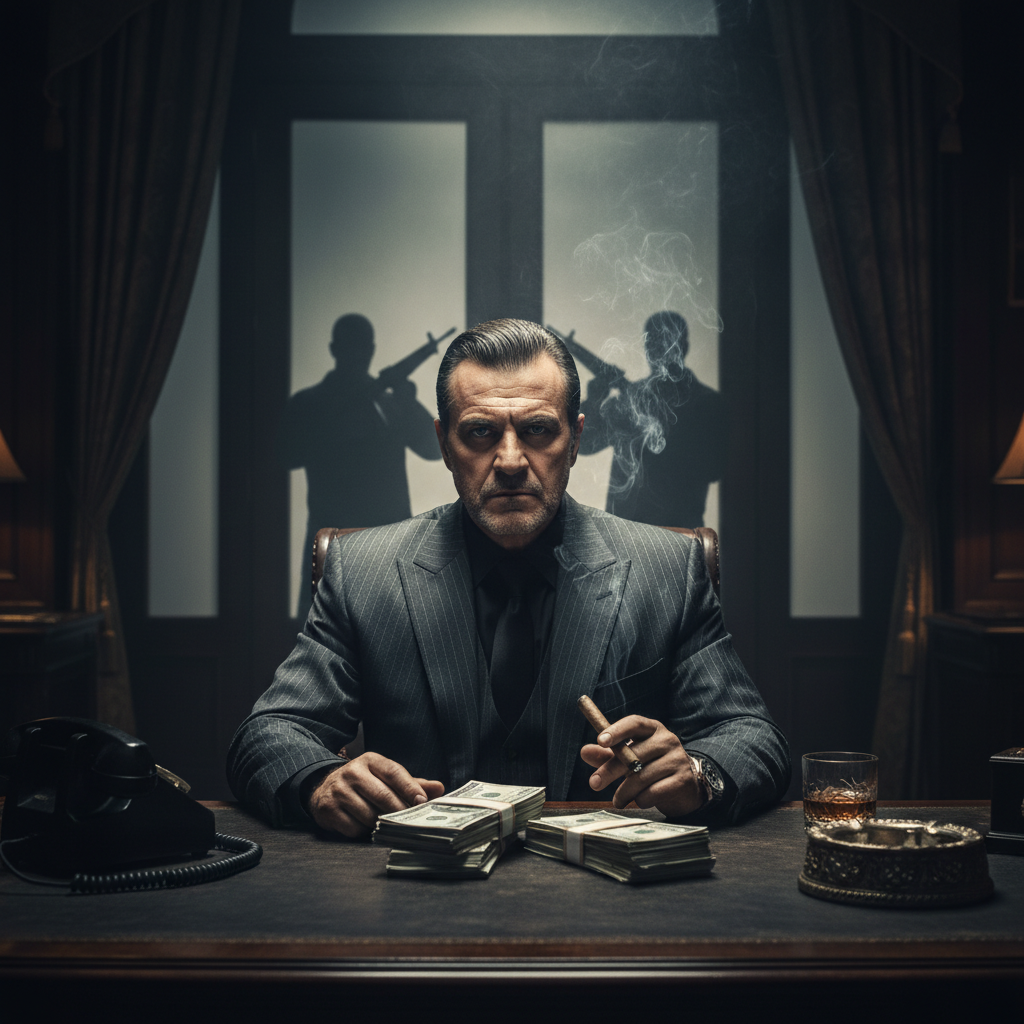 Mafia Boss escape room at Mind Busting Escape Rooms, Tucker GA